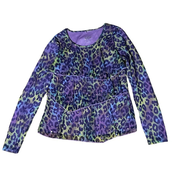 Justice Other - Justice ruffle long sleeve top for girls, size 12